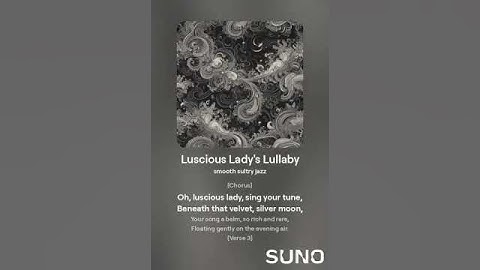 Thumbnail of Luscious Lady's Lullaby / jazz