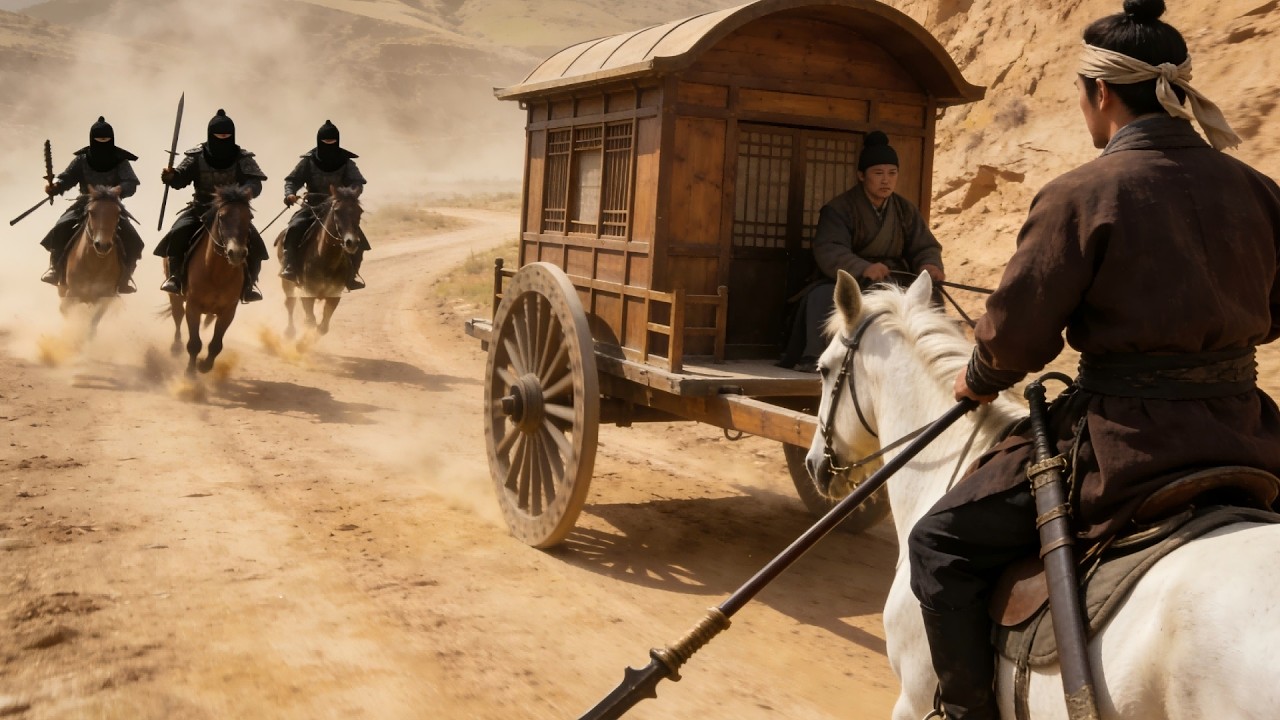 黑衣殺手截殺馬車，殊不知暗中藏著一位功夫高手！#功夫 #kungfu