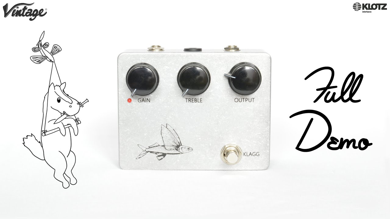 Haggtronix Klagg Klone DEMO + REVIEW | Silver Fish Variant Overdrive | Klon Clone for Guitar & Bass