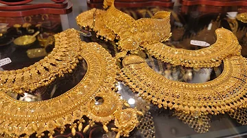 সোনার ব্রাইডাল ঝাড় নেকলেস, মিলন জুয়েলার্স/gold necklace