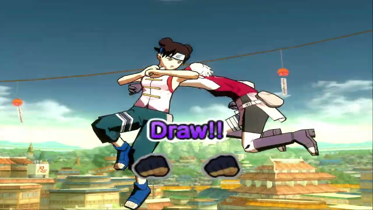 Tenten (Genin) vs Sakura Haruno - Naruto Shippuden Ultimate Ninja 5