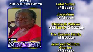 Rosemary Philomene Albert Samuel long