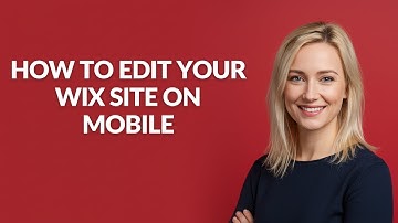 HOW TO EDIT YOUR WIX SITE ON MOBILE - Julia