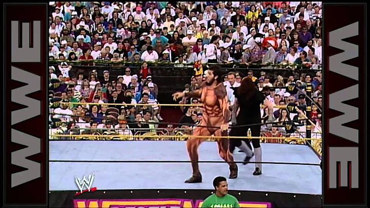 The Undertaker faces the towering Giant Gonzalez at