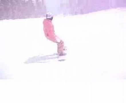 Jessica Snowboarding Mt. Hood Meadows