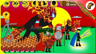 NEW SUMMON XIPHOS DUAL BLADE, MEGA FIRE BOSS, SPEAROS HERO | Stick War Legacy Mod VIP | Animugen2048 screenshot 4
