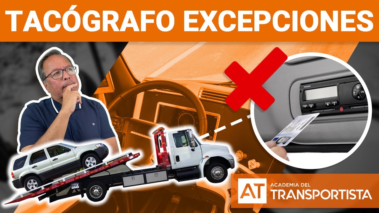 NORMAS DEL TACOGRAFO | Excepciones según el tipo de transporte