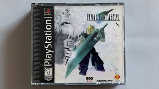 Final Fantasy Vii Ps1 Unboxing
