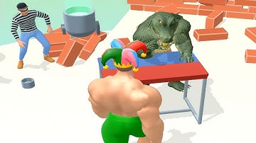 Muscle Rush Lvl 54.55 NEW UPDATE!! All Levels Gameplay Android,ios