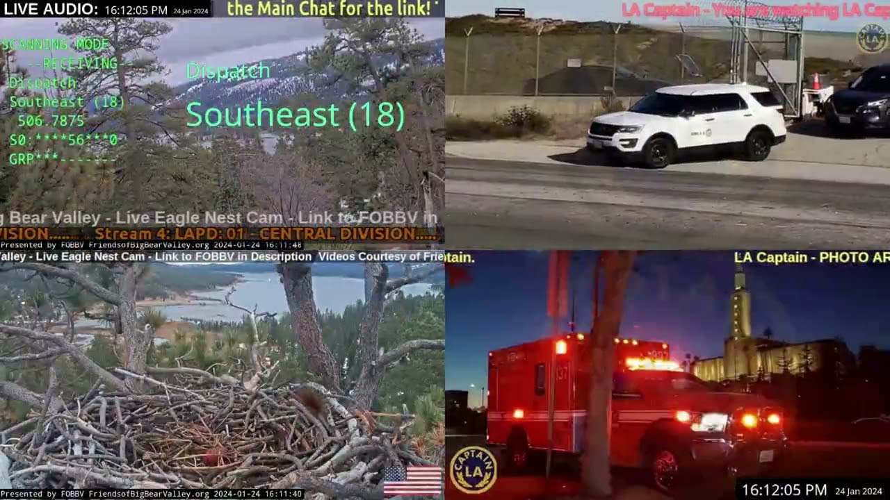 24-JAN-2024 // LAPD Los Angeles Police Scanner Audio ARCHIVE // 