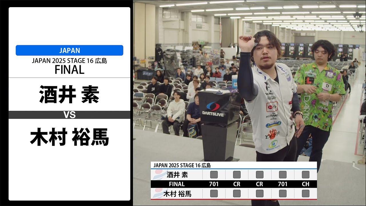 酒井 素 VS 木村 裕馬】JAPAN 2025 STAGE16 広島 FINAL - YouTube