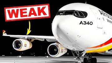 Why Did Airbus Put *tiny* Engines on the A340?