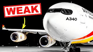 Why Did Airbus Put *tiny* Engines on the A340?