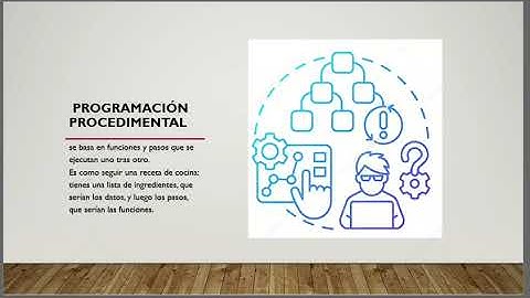 Programación procedimental vs Orientada a Objetos 