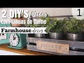 Faça decoração para sua cozinha com tábuas de corte/ DIY farmhouse decor/ artesanato chique e fácil