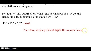 Significant Digits - Part 3 of 3