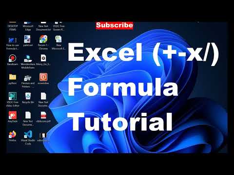 Excel Tutorial: How to Add Substract Multiply and Divide in Excel / How to use formula in Excel