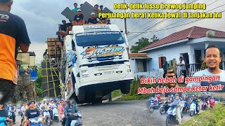 Full of drama‼️Seconds of Fuso Brewog jumping with BJ Hunter, a tough struggle when going uphill