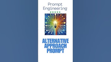 Prompt Engineering #14 : Alternate Approach Prompt  #chatgpt #openai #ai #promptengineering