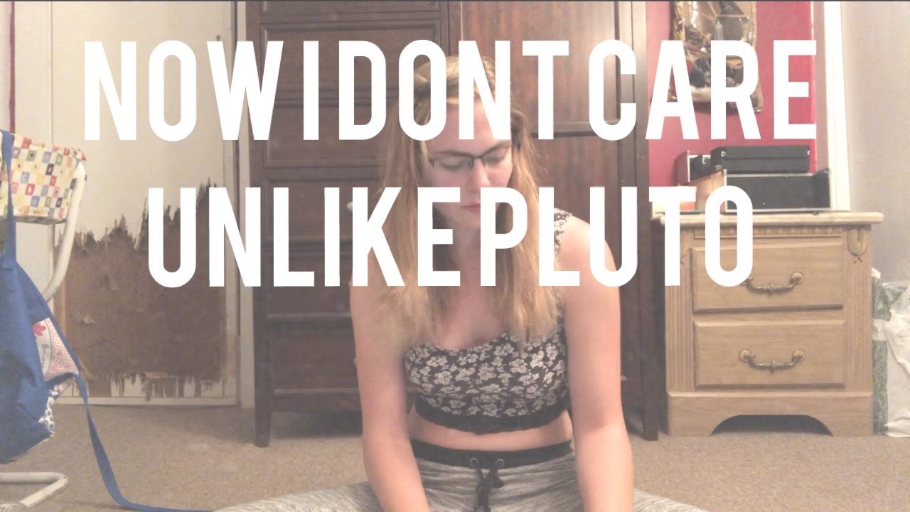 Now I Don’t Care (Unlike Pluto) COVER