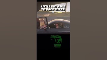 little kid asks to race supra 🤣 #supra #supramk4 #trollface #truck