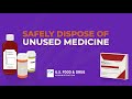 How to safely dispose of unused or expired medicine