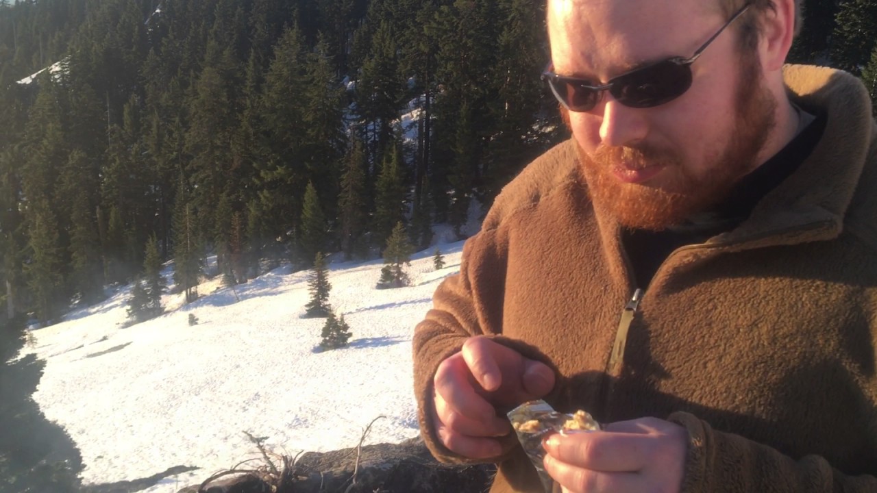 Snow & Climbing-Backpacking Breakfast On Greyback Mtn.