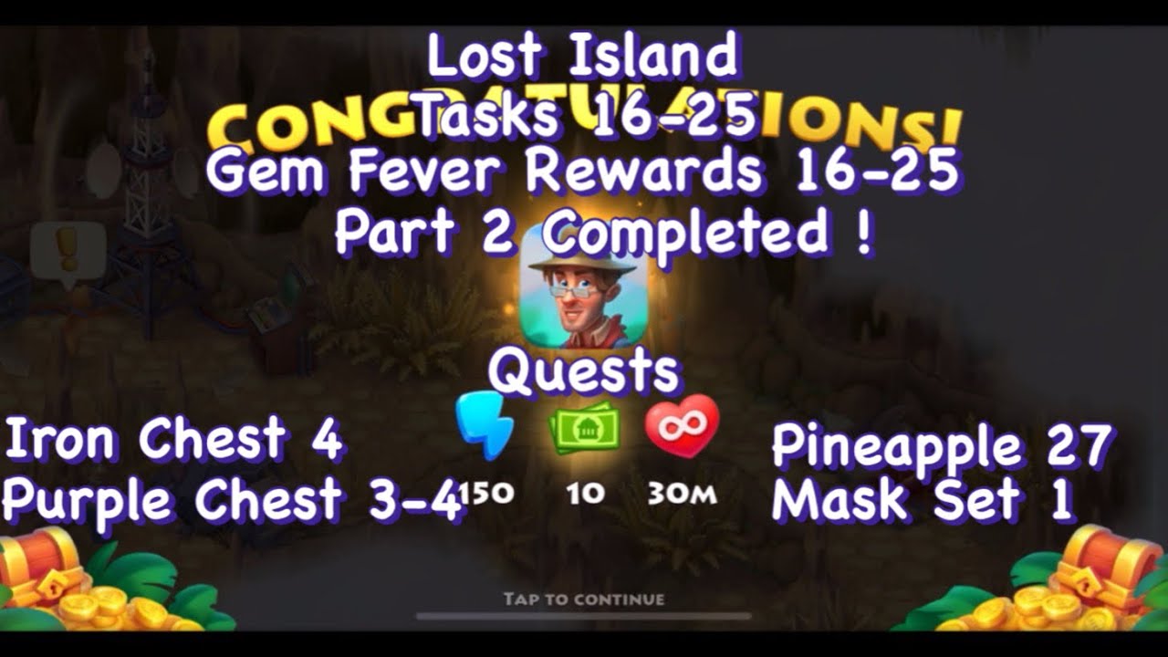 Township : Lost Island Event | Tasks & Goals | Quests | ​⁠​⁠​⁠Part 2 