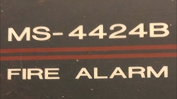 How to operate the Fire Lite MS-4424B