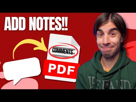 How to ANNOTATE a PDF | ADD NOTES and COMMENTS to a PDF