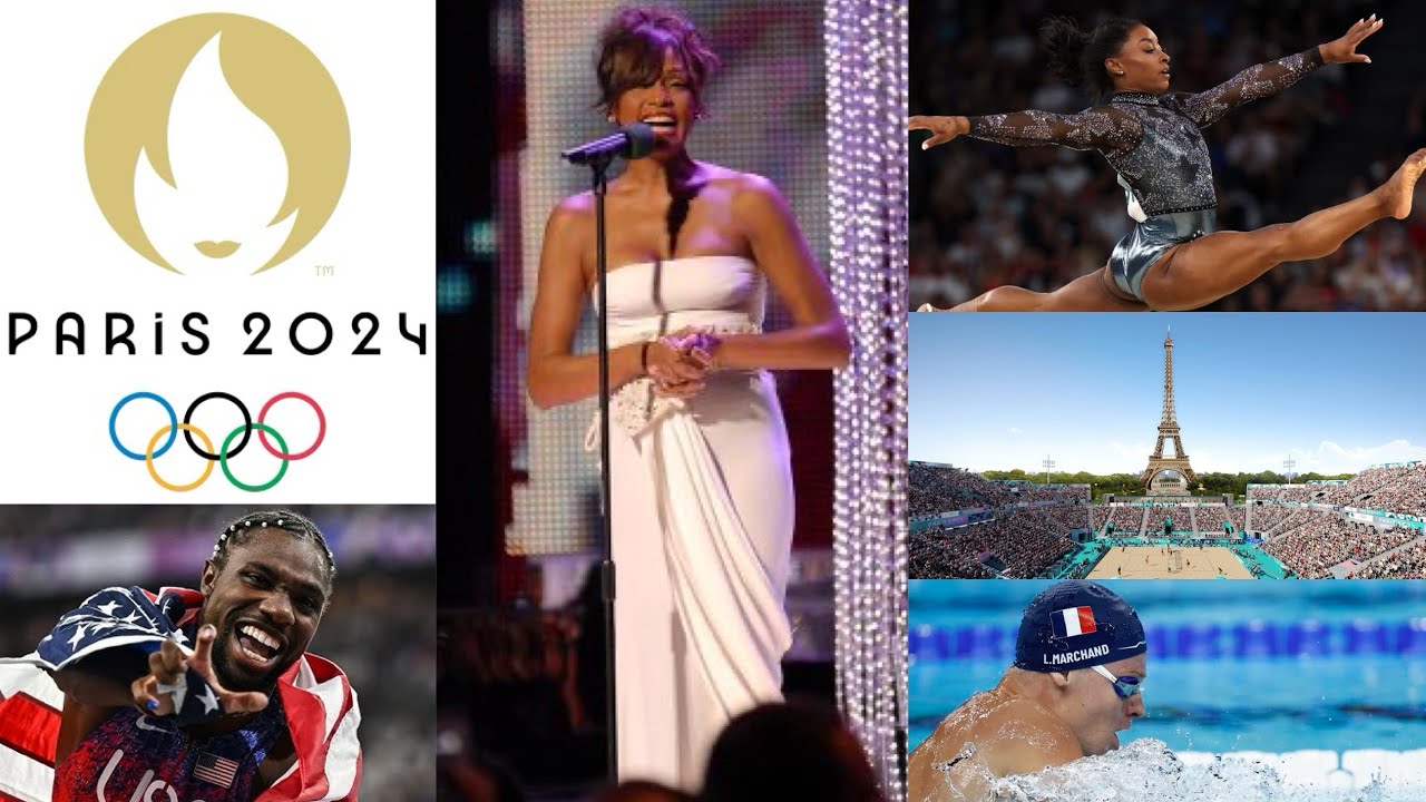 Whitney Houston - One Moment in Time Unofficial Music Video Summer Olympics Paris 2024