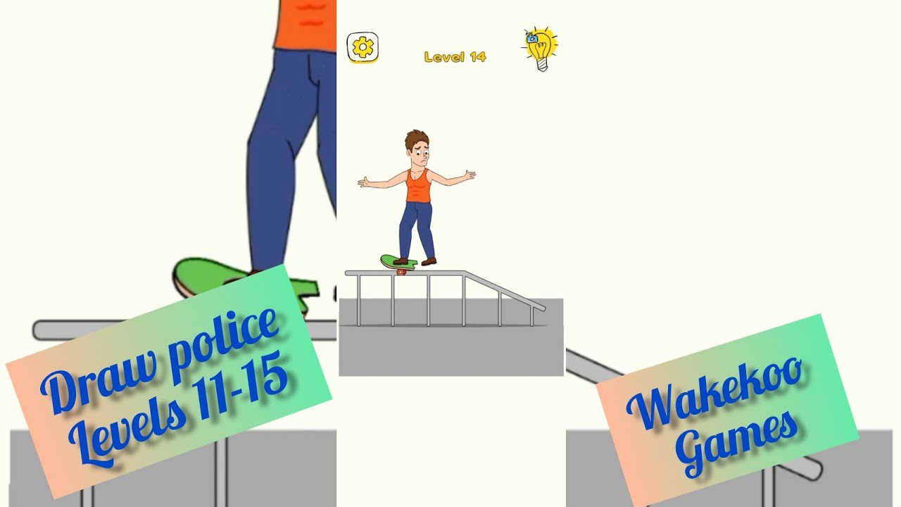 Draw Police - Tricky Puzzles levels 11-15