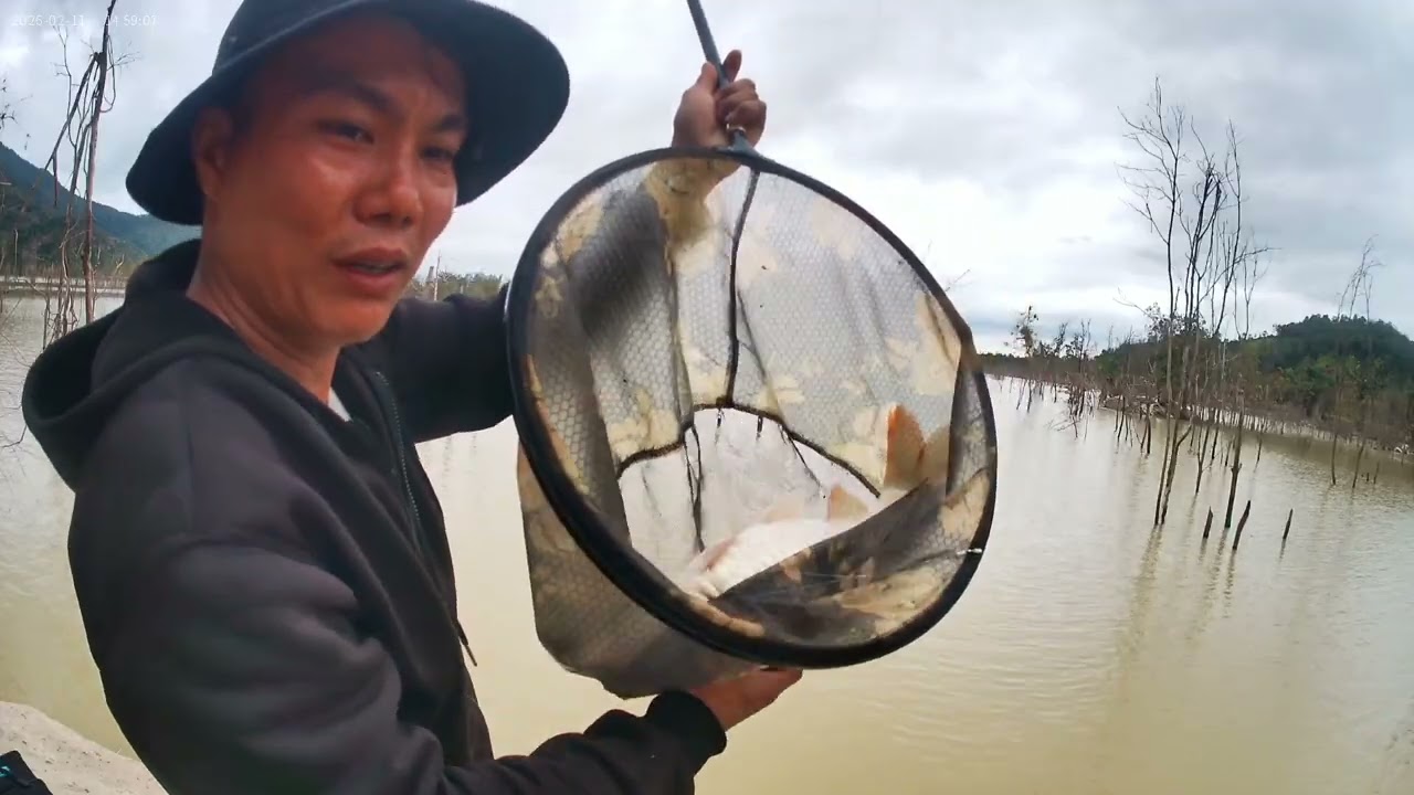 Đập sông cái...một ngày đi câu cá. Tự nhiên và cái kết. @