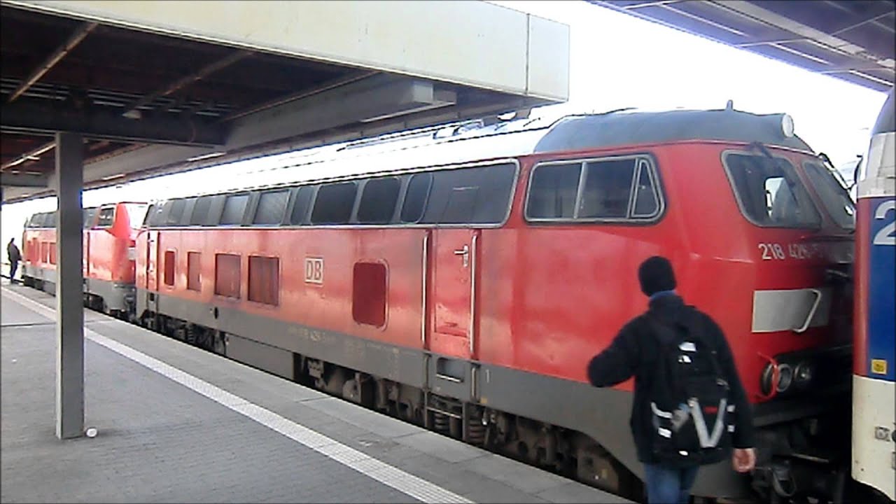 Soundimpressionen von 218 426 (zusammen mit 218 403) im EC-Verkehr