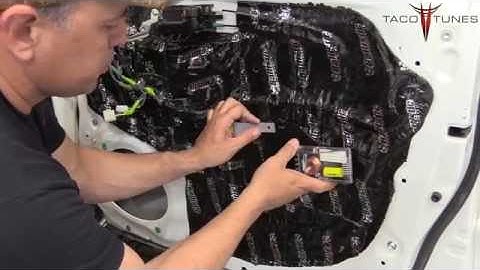 How to install component speakers in your toyota tacoma Double Access Cab 2005 2015