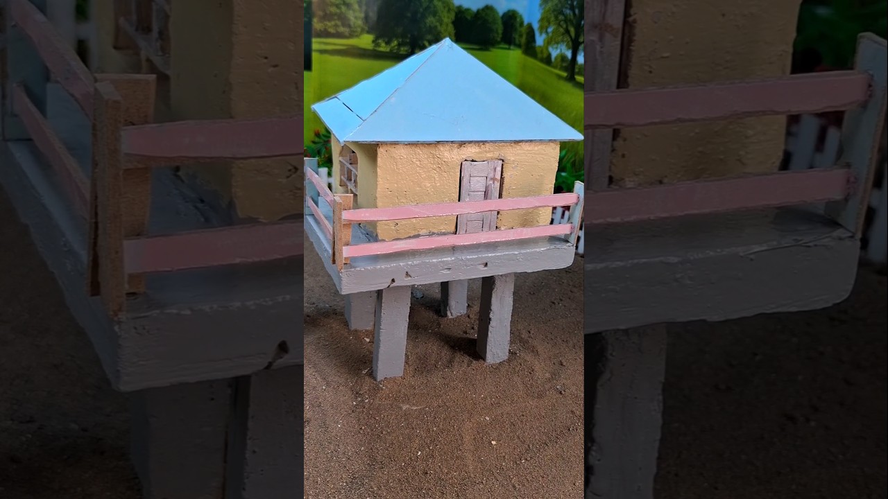 The Most Beautiful Miniature Concrete Cottage Ever Built، So Satisfying