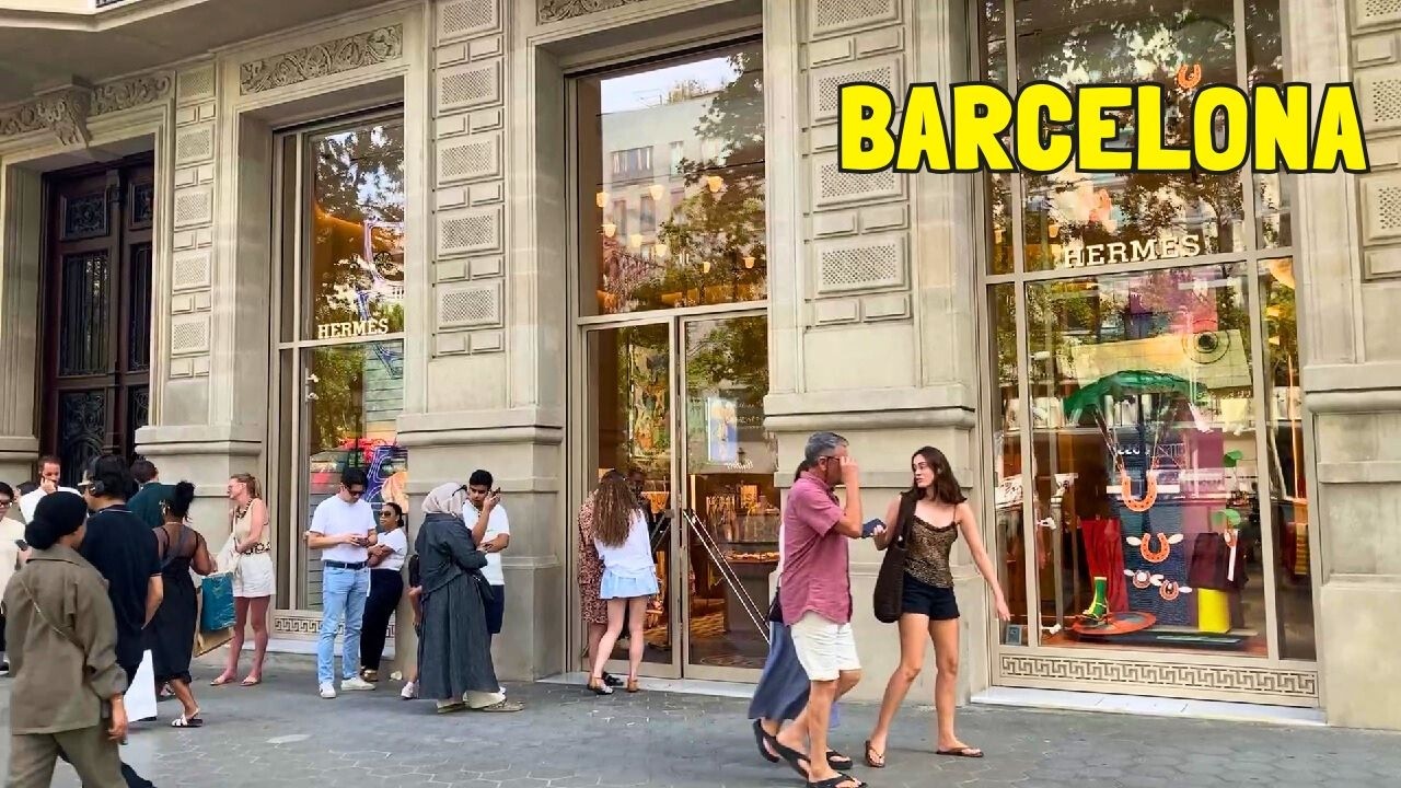 LUJO en el PASEO DE GRACIA de Barcelona 🛍️ Las Tiendas más Caras de Barcelona