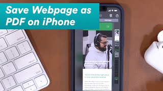 Save Entire Webpage as PDF on iPhone screenshot 5
