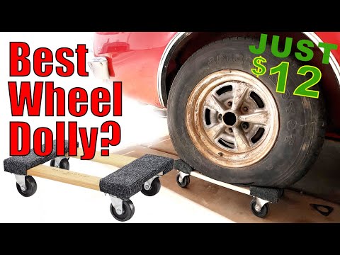 Best Wheel Dolly on a Budget - Wheel Dolly for $10 from Harbor Freight -  Muscle Car Resto Build 