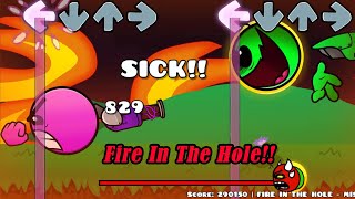 NEW Fire In The Hole Version (BREEZY UPDATE) | FNF Lobotomy Geometry Dash 2.3 x REMIX Hard MODS