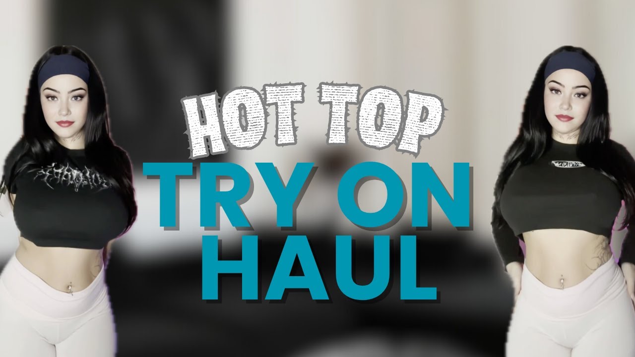 [4K] Try On Haul | Black Top Meets White Pants | Sheer Fashion (2025)