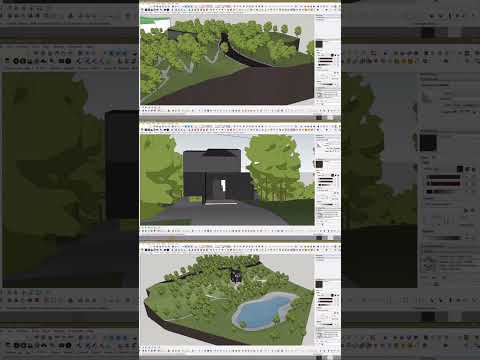 Работа с ландшафтом в SketchUp