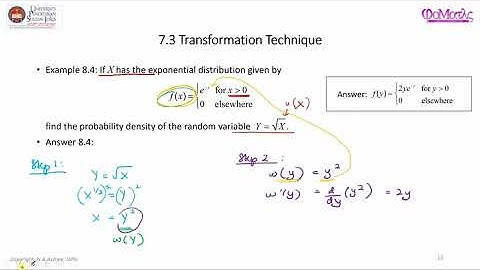 Transformation Technique: Continuous Case