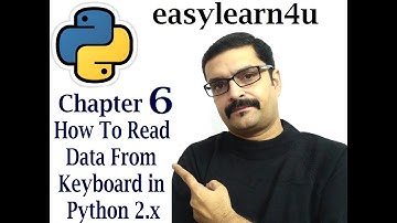 keyboard input in python 2.x | Python 2x | reading data from user | reading data from keyboard