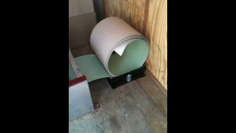 DB15 Coil Caddy for a seamless gutter machine in action.