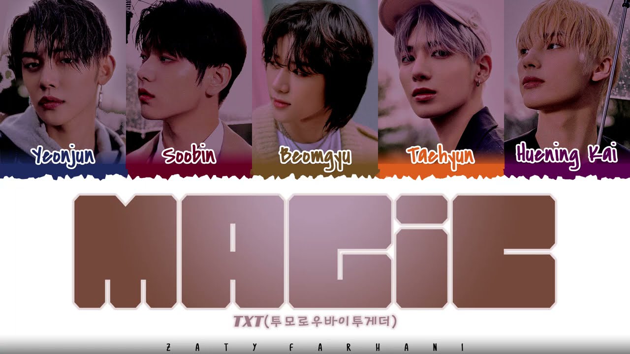 TXT - 'MAGIC' Lyrics [Color Coded_Eng] - YouTube