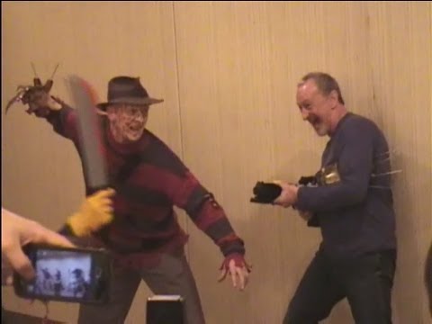 ロバート イングランド氏がジェイソンとガチンコ対決 Robert Englund In Japan Youtube