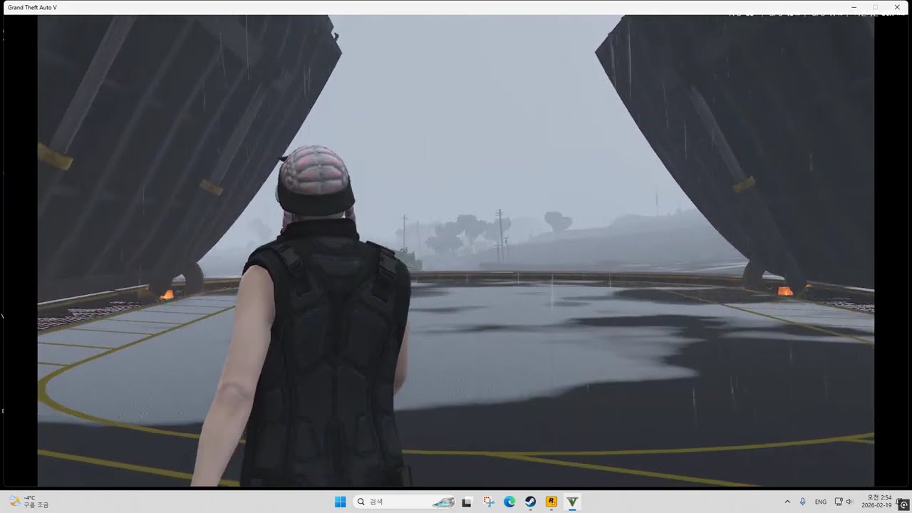 GTA V 시설 차량 휠글리치 