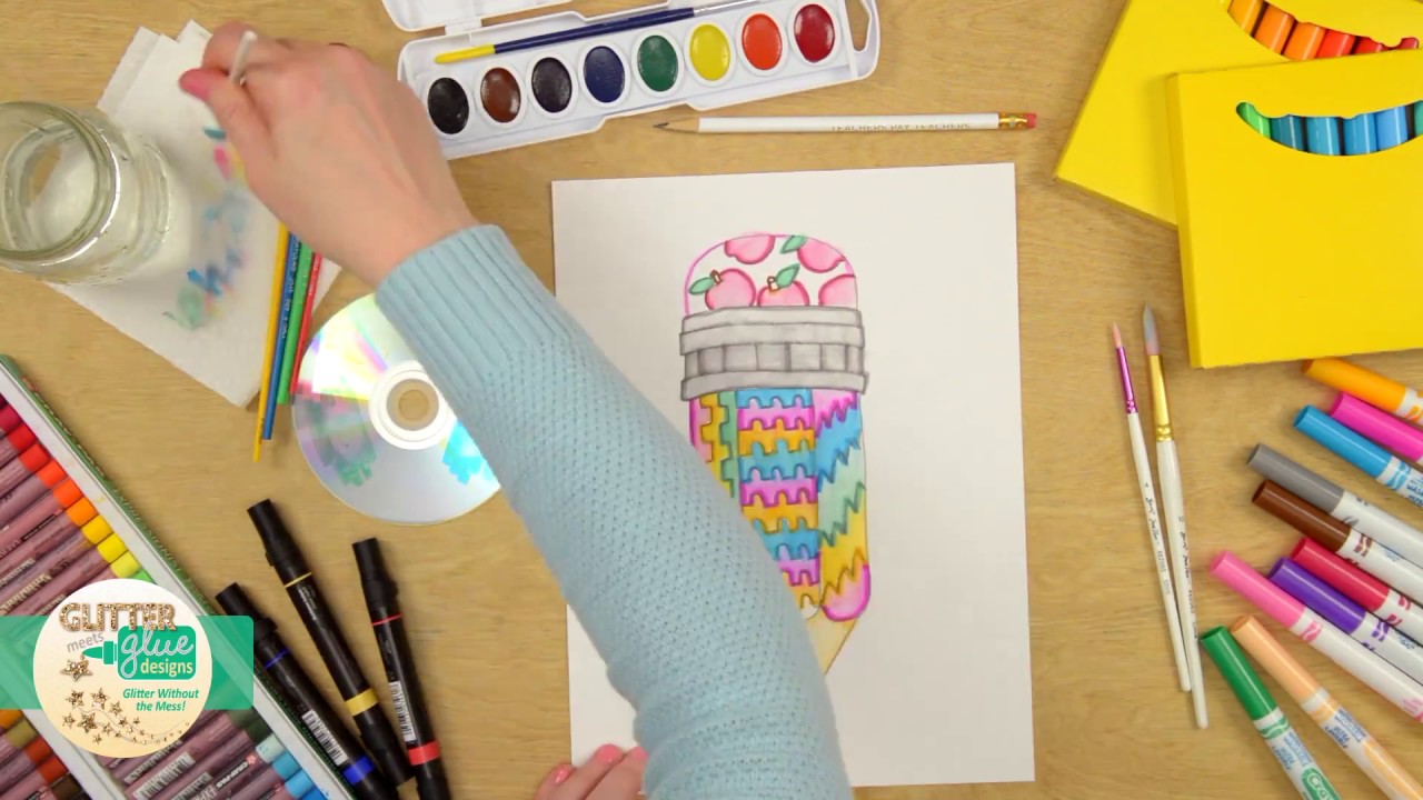 A Colored Pencil Test • TeachKidsArt