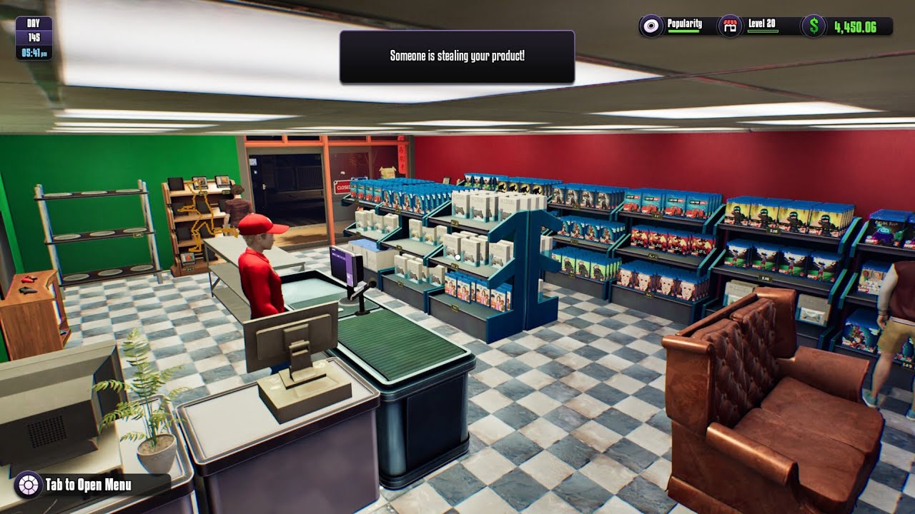 Gamer Stop Simulat (New Simulation game )